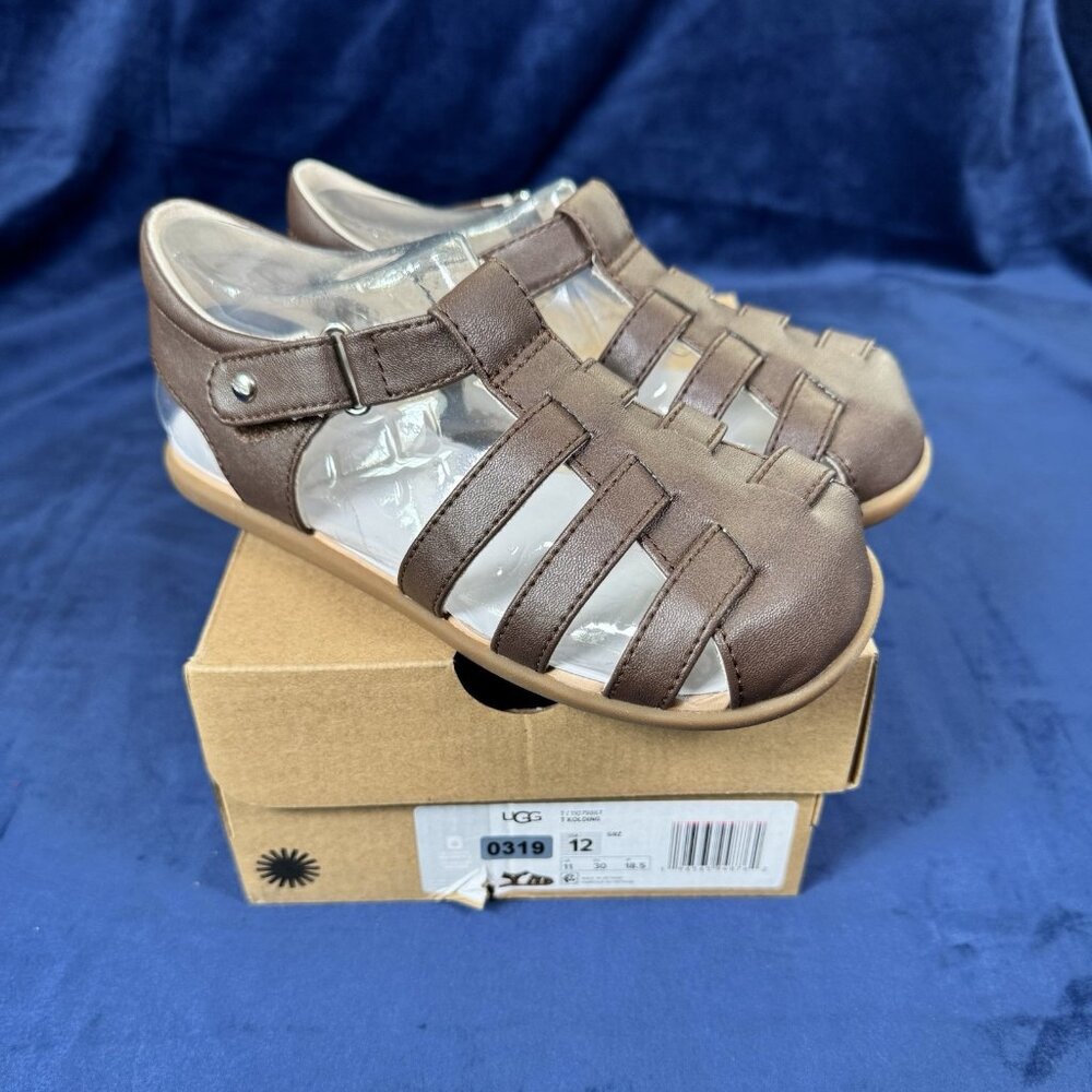 NIB UGG Kolding Sandal Toddler 12 Brown 0319